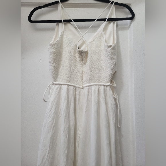 Zara White Cut Out Dress - Picture 3 of 8